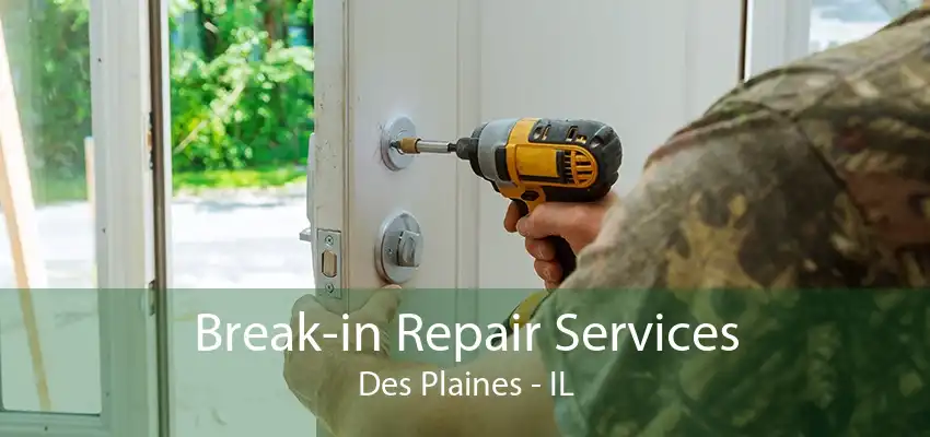 Break-in Repair Services Des Plaines - IL