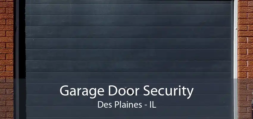 Garage Door Security Des Plaines - IL